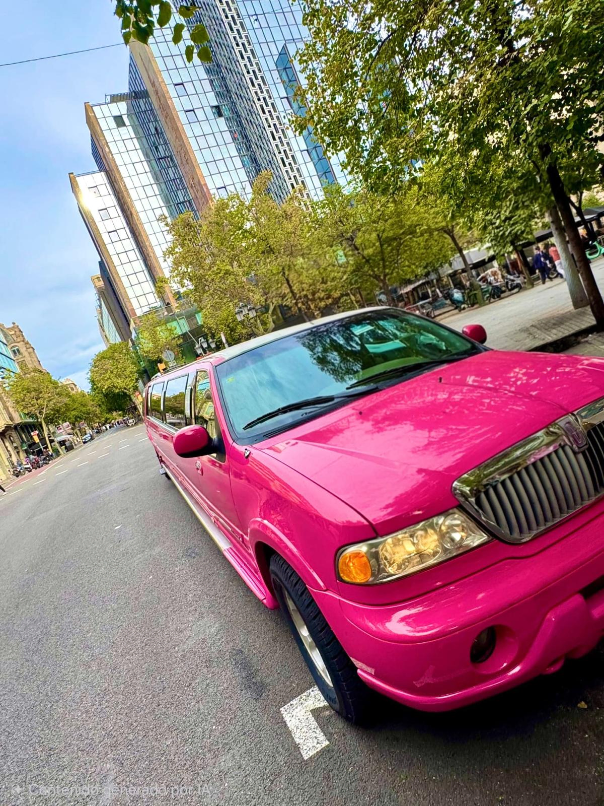 Limusinas Hummer recorriendo las calles de Barcelona, ofreciendo una experiencia única de glamour y confort en la ciudad.